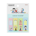 COCO FUSEN Snoopy film sticky notes by sun-star, four sticky cases on a blister card
