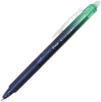 Pilot KeseLamé Glitter Green pen, navy star-speckled barrel and gradient green cap