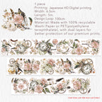 Floral Chronicles Wide Washi/PET Tape