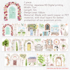 Pre-cut French Courtyard Wide Washi/PET Tape