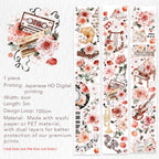 Pre-cut Rose Sonata Wide Washi/PET Tape