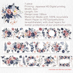 Pre-cut Frosty Rose Wide Washi/PET Tape