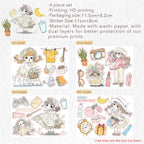 Cozy Mornings Washi Paper Sticker Set