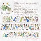 Pre-cut Velvet Voyage Wide Washi/PET Tape