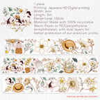 Pre-cut Clover Haze Wide Washi/PET Tape