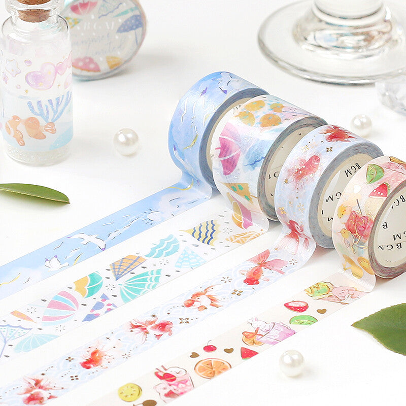 BGM Masking Tape - Summer Flowers - Limited Summer Edition