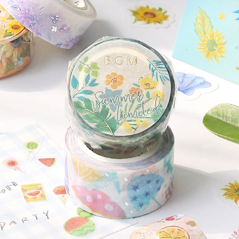 BGM Masking Tape - Tropical Leaves