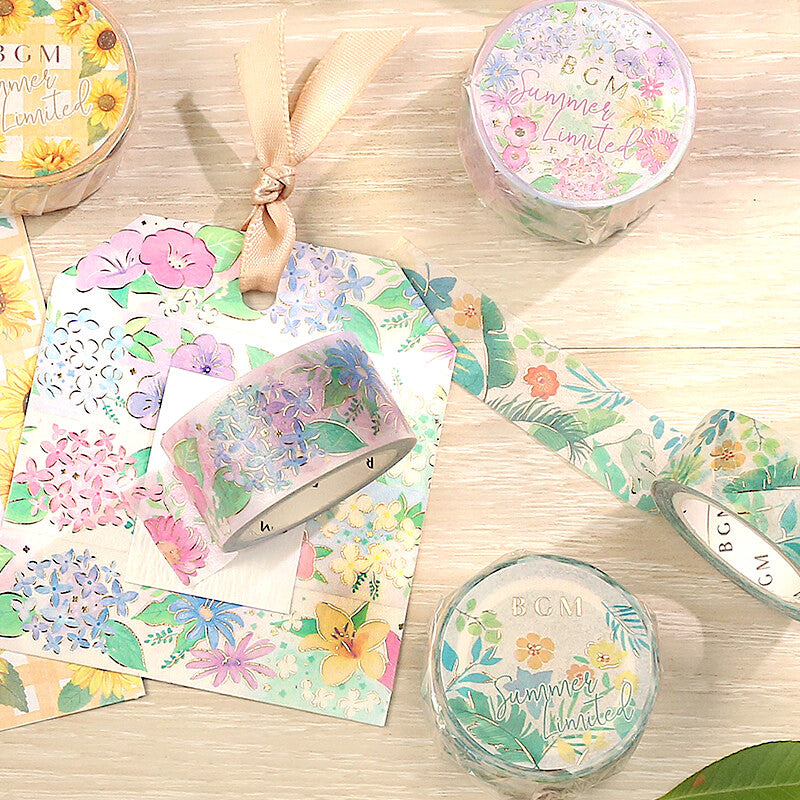 BGM Masking Tape - Tropical Leaves