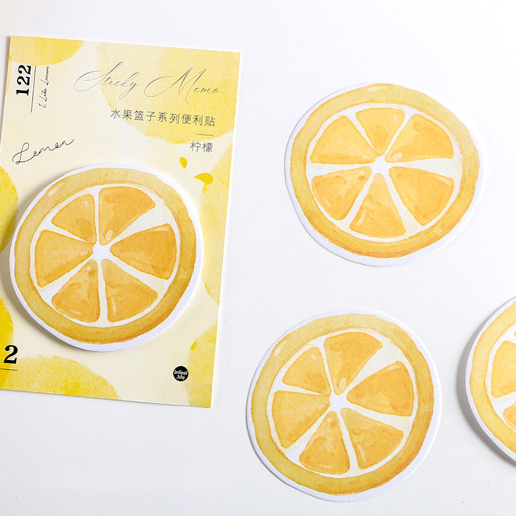 Fruit Shaped Sticky Notes
