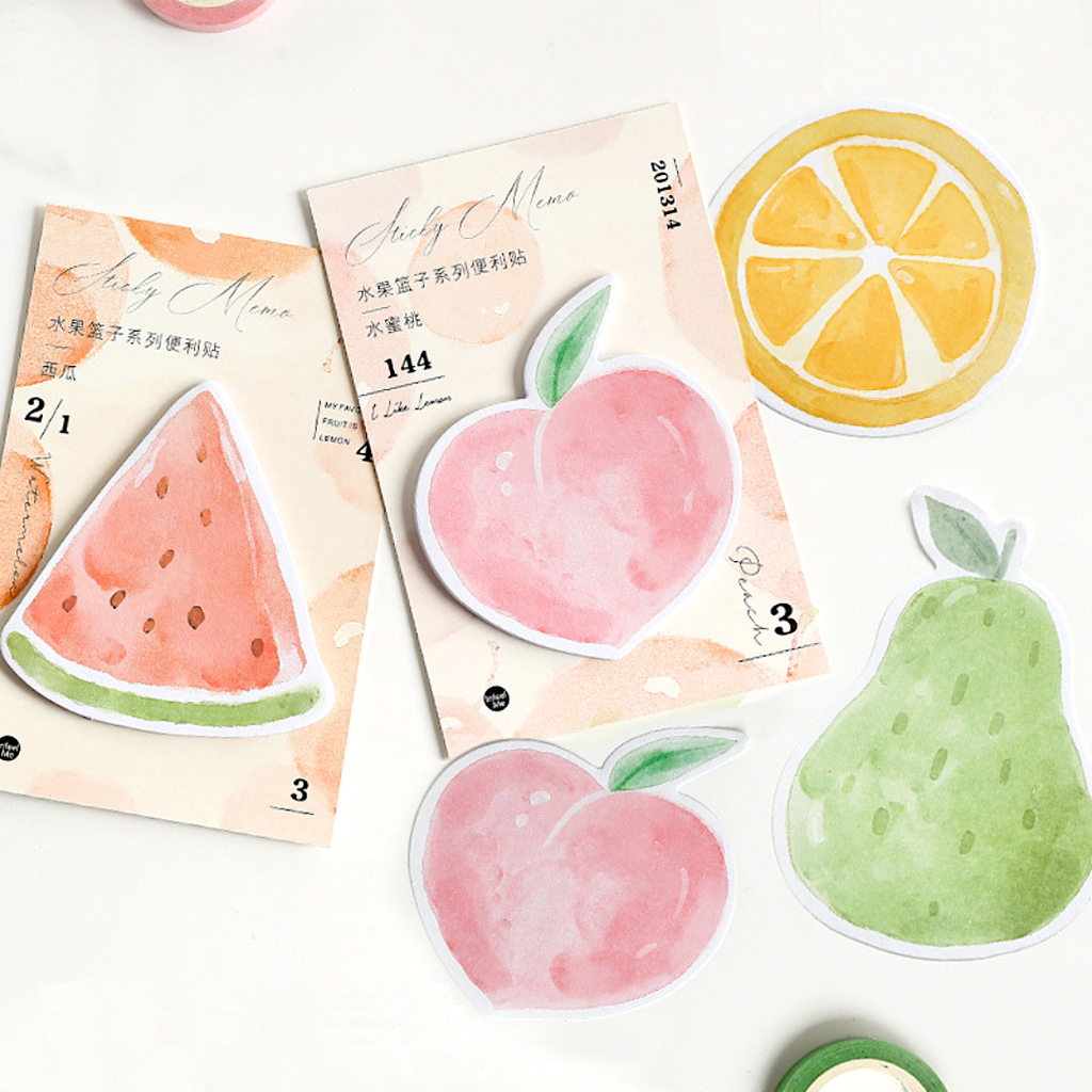 Fruit Shaped Sticky Notes