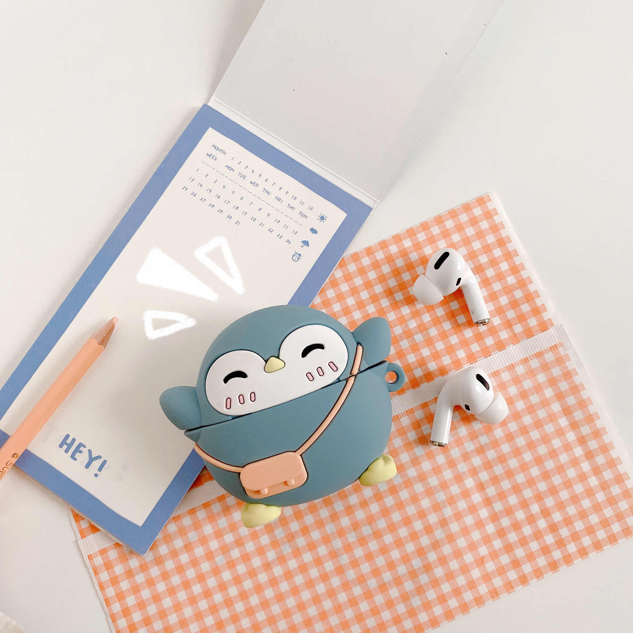 Happy Penguin AirPod Case