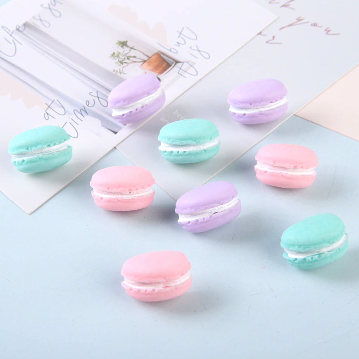 Kawaii Macaron Push Pins