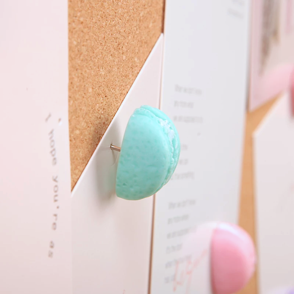 Kawaii Macaron Push Pins