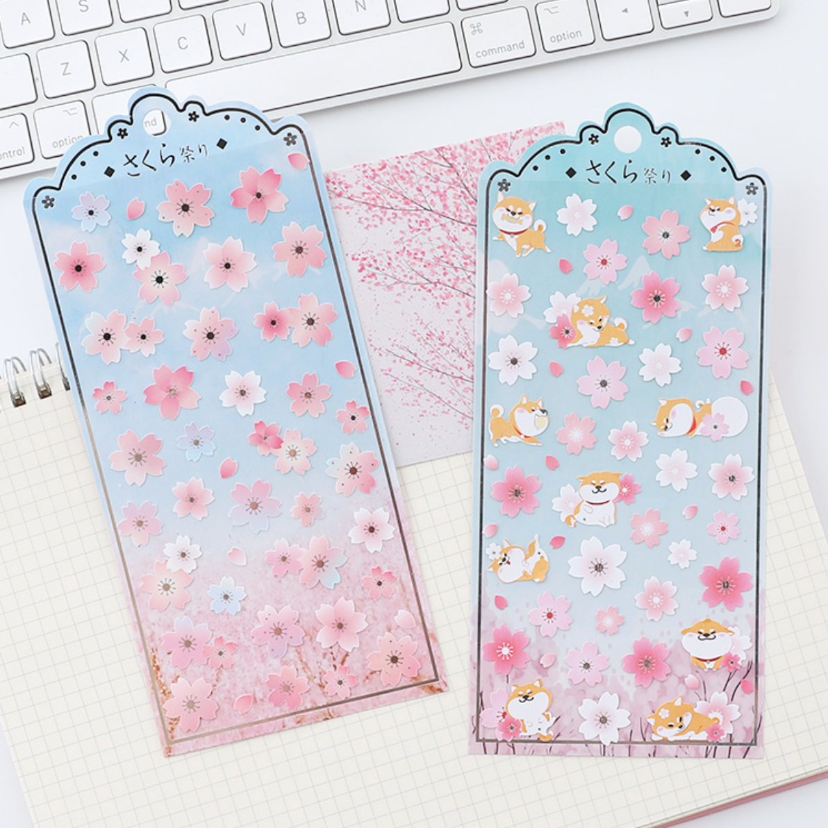 Nekoni Sakura Season Stickers