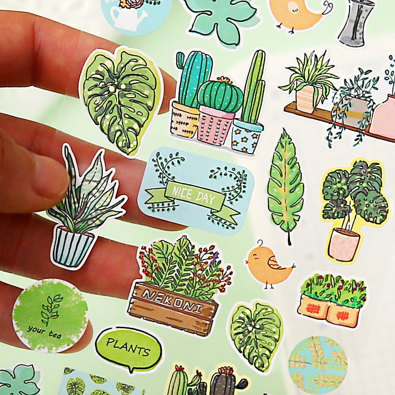 Nekoni Plant Stickers