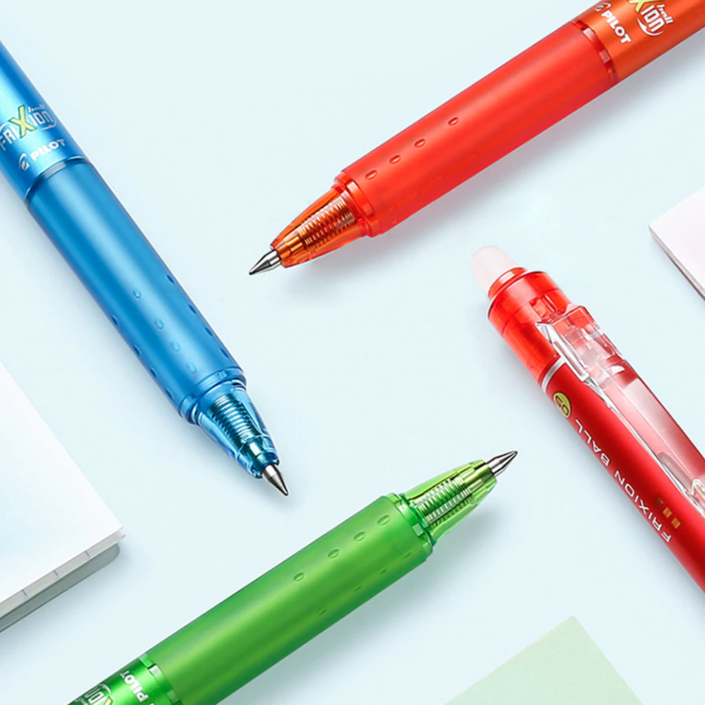 Pilot FriXion Ball Knock 05 Retractable Gel Pen - 10 Color Set