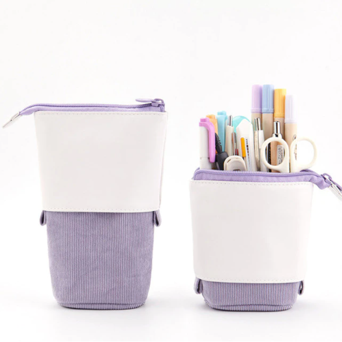 Corduroy Pop-up Pencil Case (5 Colors)