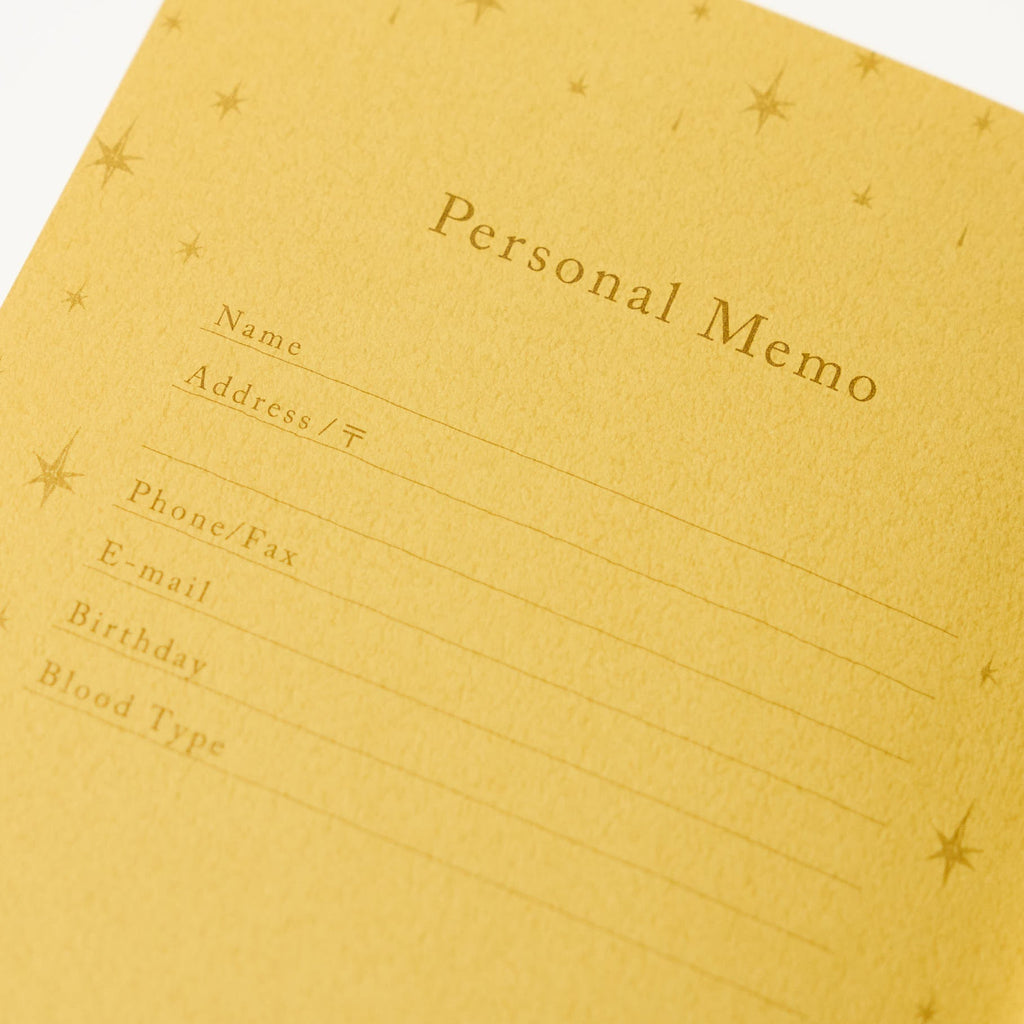1 Day 1 Page Foil Stamped Clothbound MD Diary / MIDORI