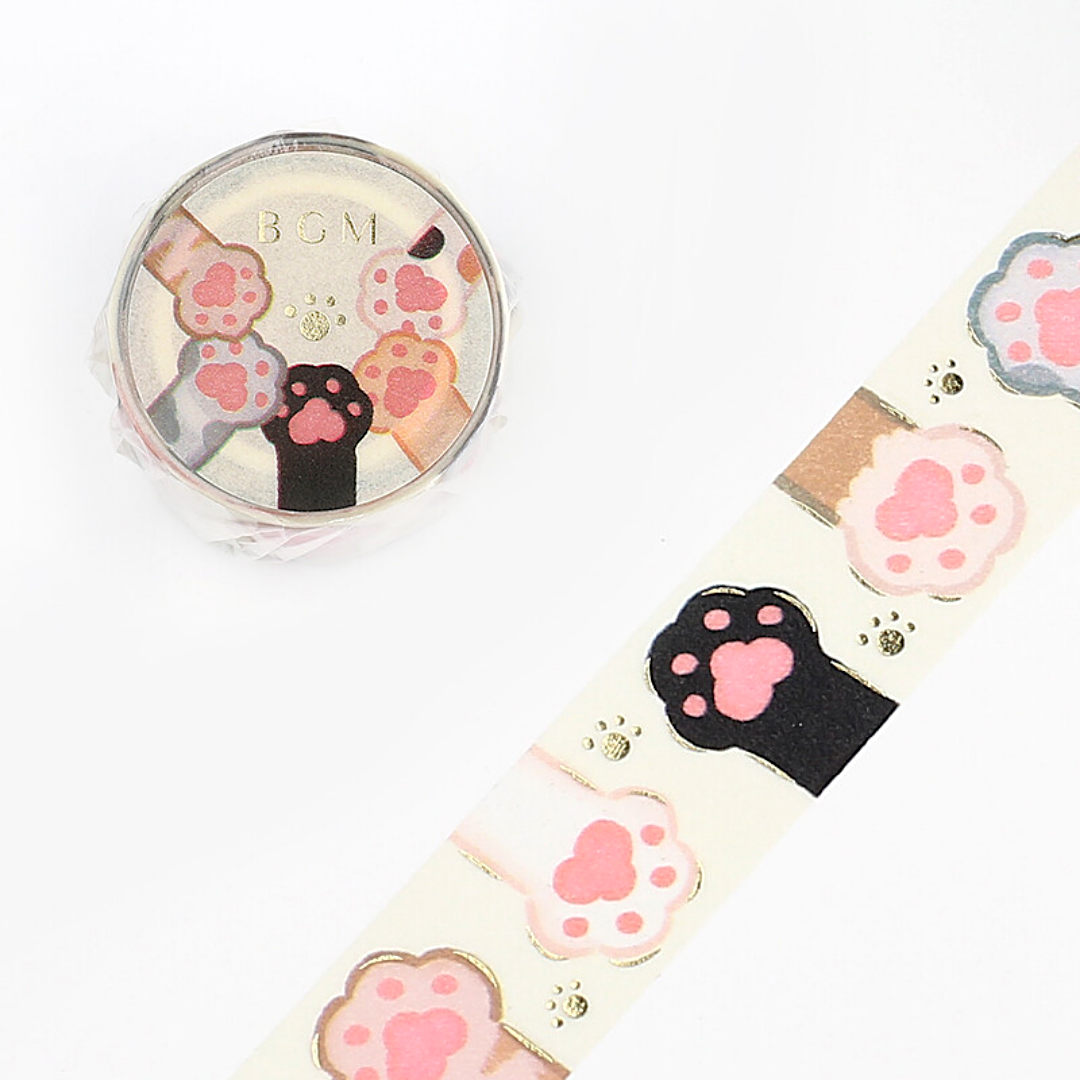 BGM Cat Paw Masking Tape
