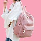 Classic Corduroy Backpack (6 Colors)
