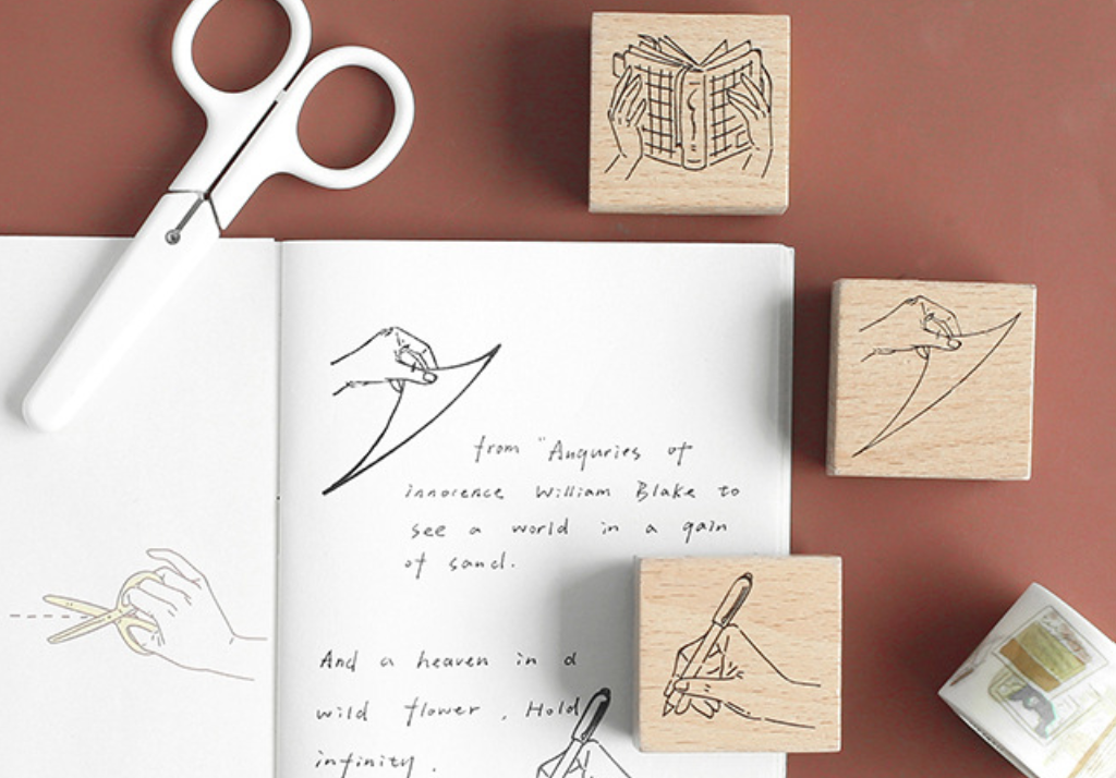 Creative Journaling Rubber Stamps