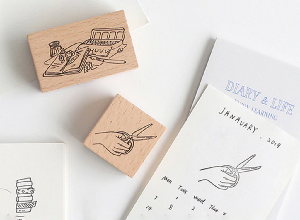 Creative Journaling Rubber Stamps
