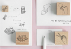 Creative Journaling Rubber Stamps