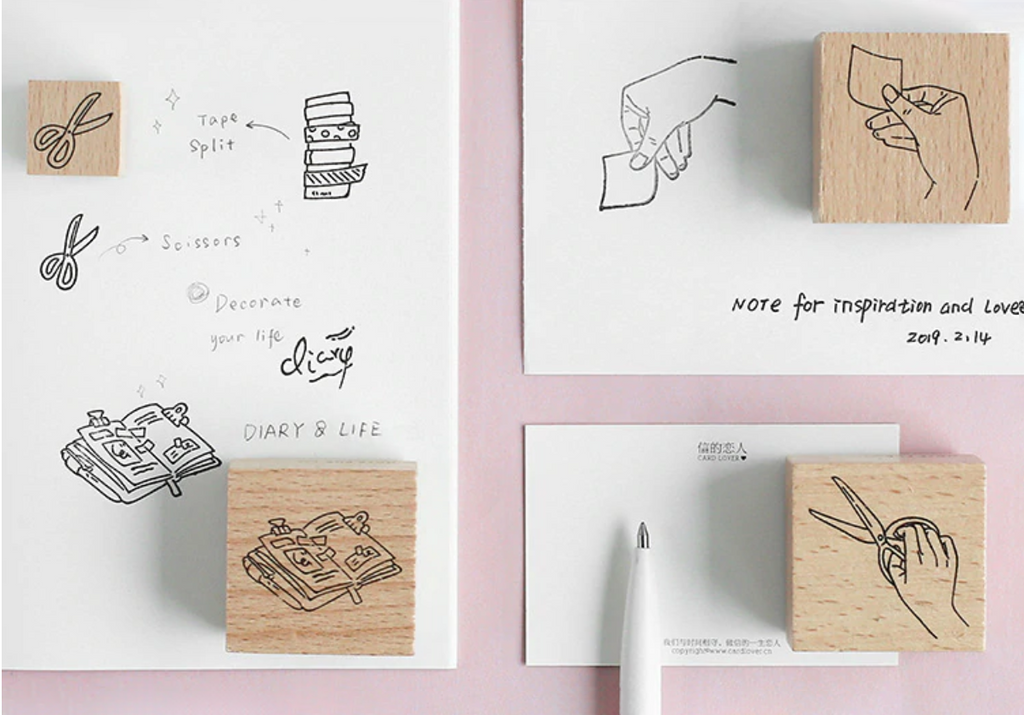 Creative Journaling Rubber Stamps