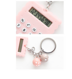 Kawaii Mini Calculator Keychain