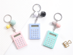 Kawaii Mini Calculator Keychain