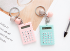 Kawaii Mini Calculator Keychain