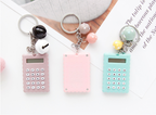 Kawaii Mini Calculator Keychain