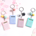 Kawaii Mini Calculator Keychain