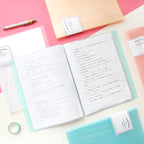 KOKUYO Pastel Cookie Clear Book - A4 - 30 Pockets