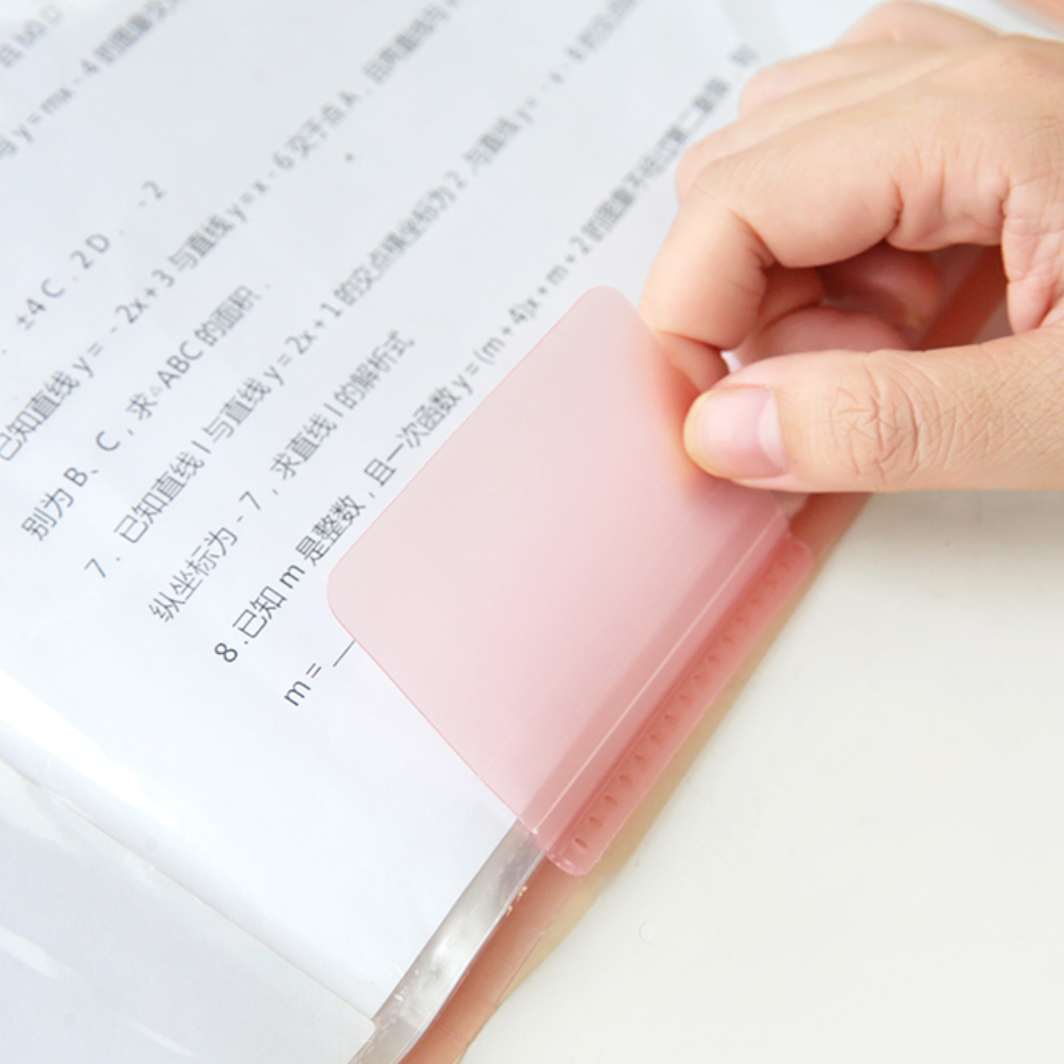 KOKUYO Pastel Cookie Clear Book - A4 - 30 Pockets