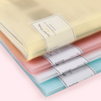 KOKUYO Pastel Cookie Clear Book - A4 - 30 Pockets