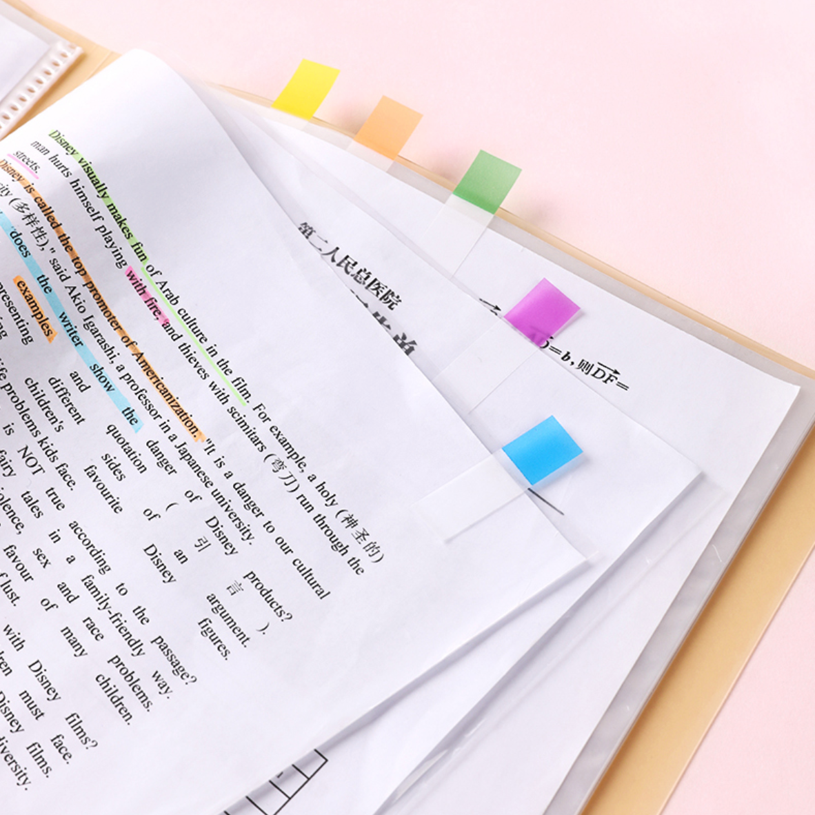 KOKUYO Pastel Cookie Clear Book - A4 - 30 Pockets