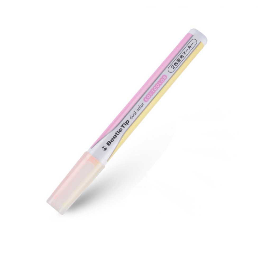 KOKUYO Beetle Tip Dual Color Highlighter