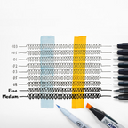 Kuretake ZIG Cartoonist Mangaka Flexible Pen - Fine - Black