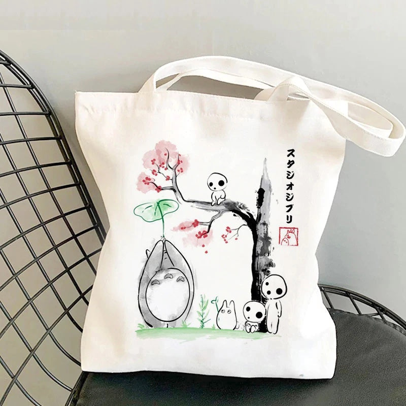 My Neighbor Totoro Tote Bag - Kodama