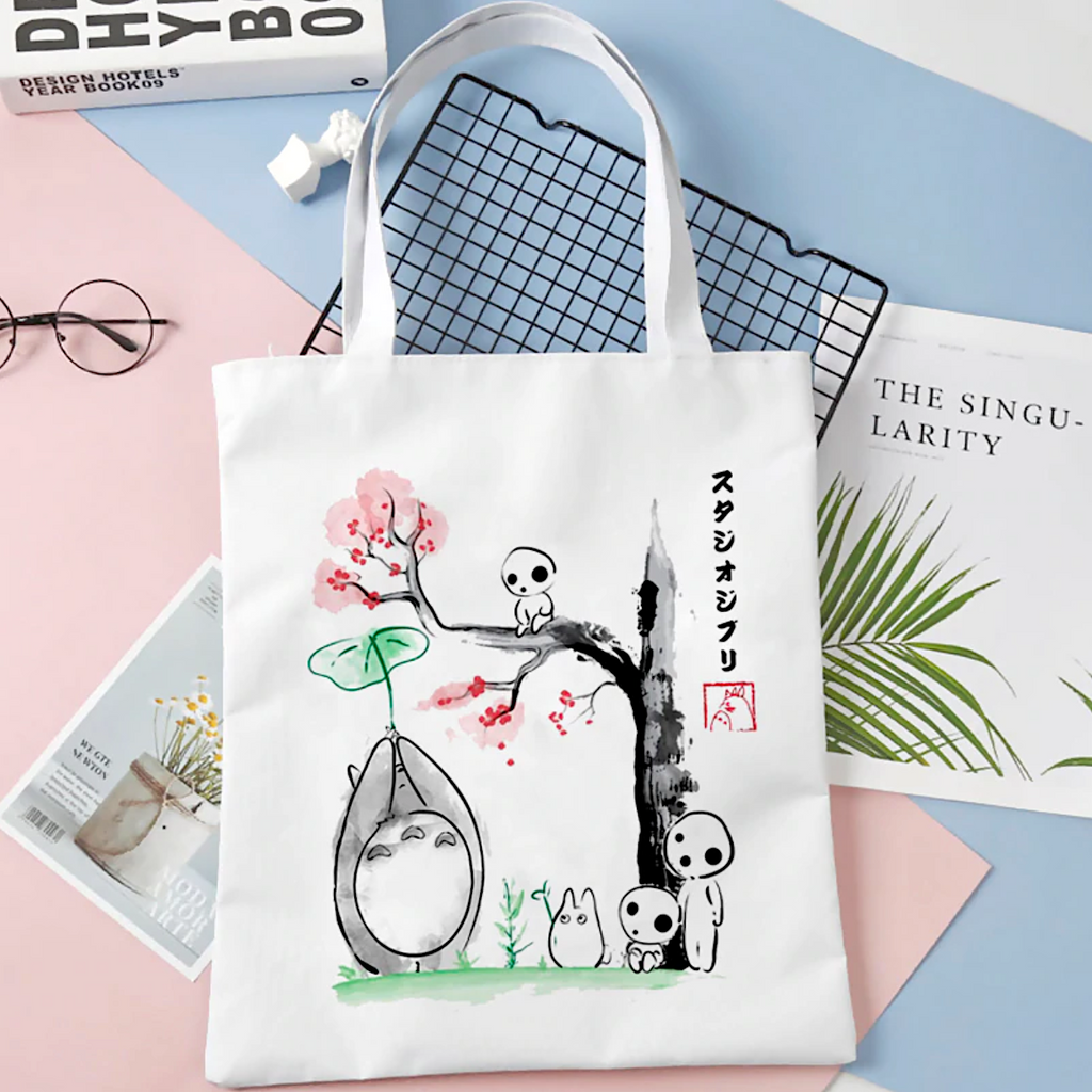 My Neighbor Totoro Tote Bag - Kodama