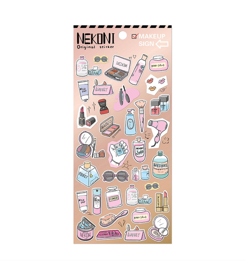 Nekoni Everday Life Stickers (5 Types)