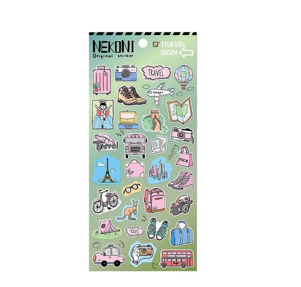 Nekoni Everday Life Stickers (5 Types)