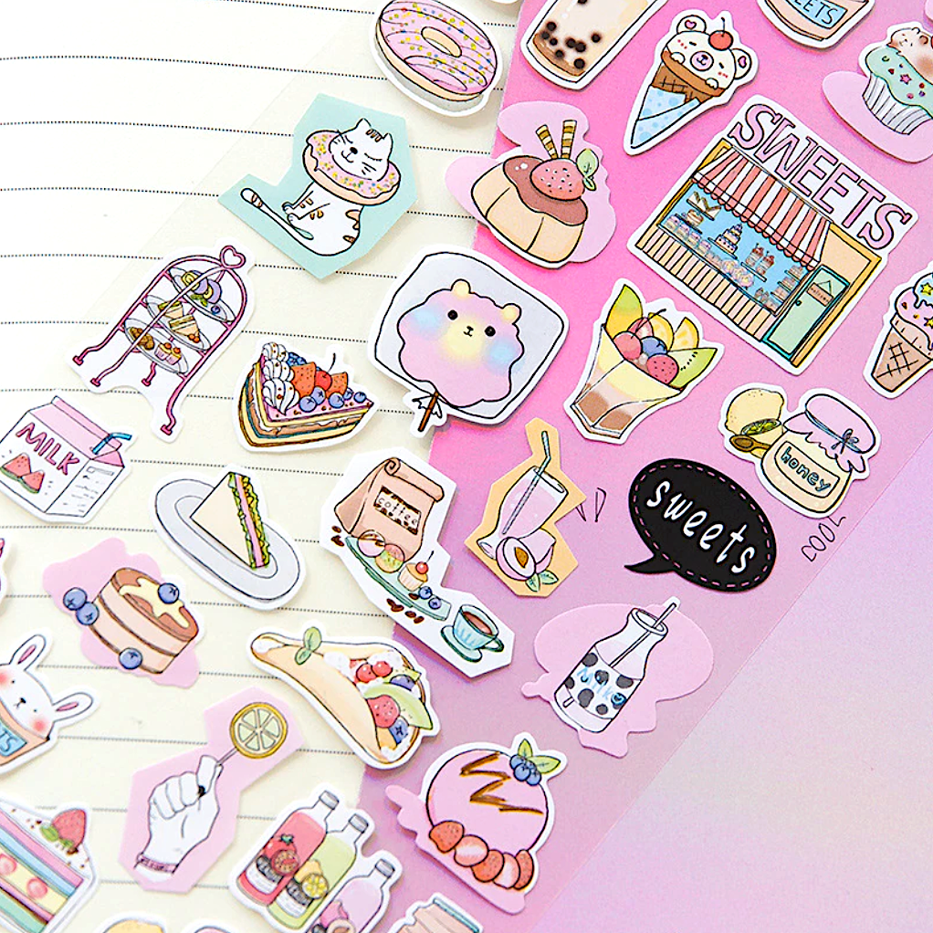 Nekoni Everday Life Stickers (5 Types)