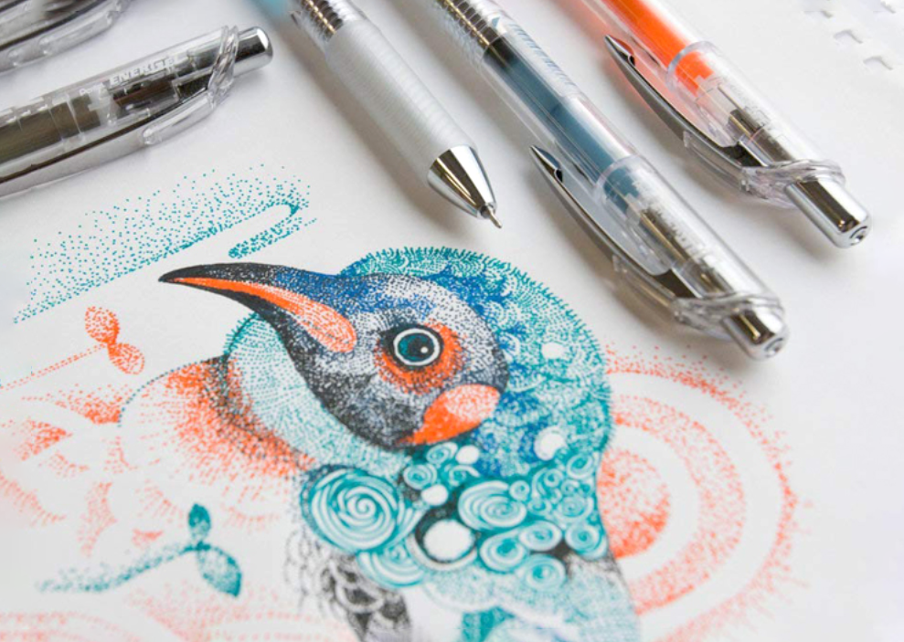 Pentel EnerGel Infree Gel Pen - 0.5 mm - Refill