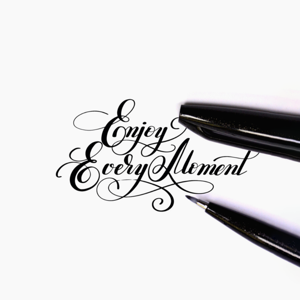 Pentel Fude Touch Brush Sign Pen - Black