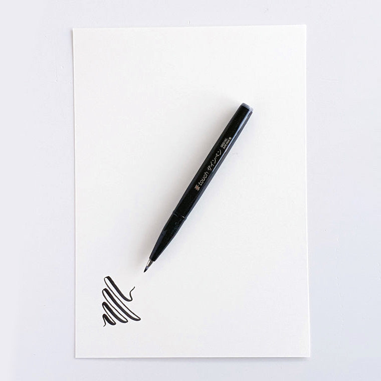Pentel Fude Touch Brush Sign Pen - Black
