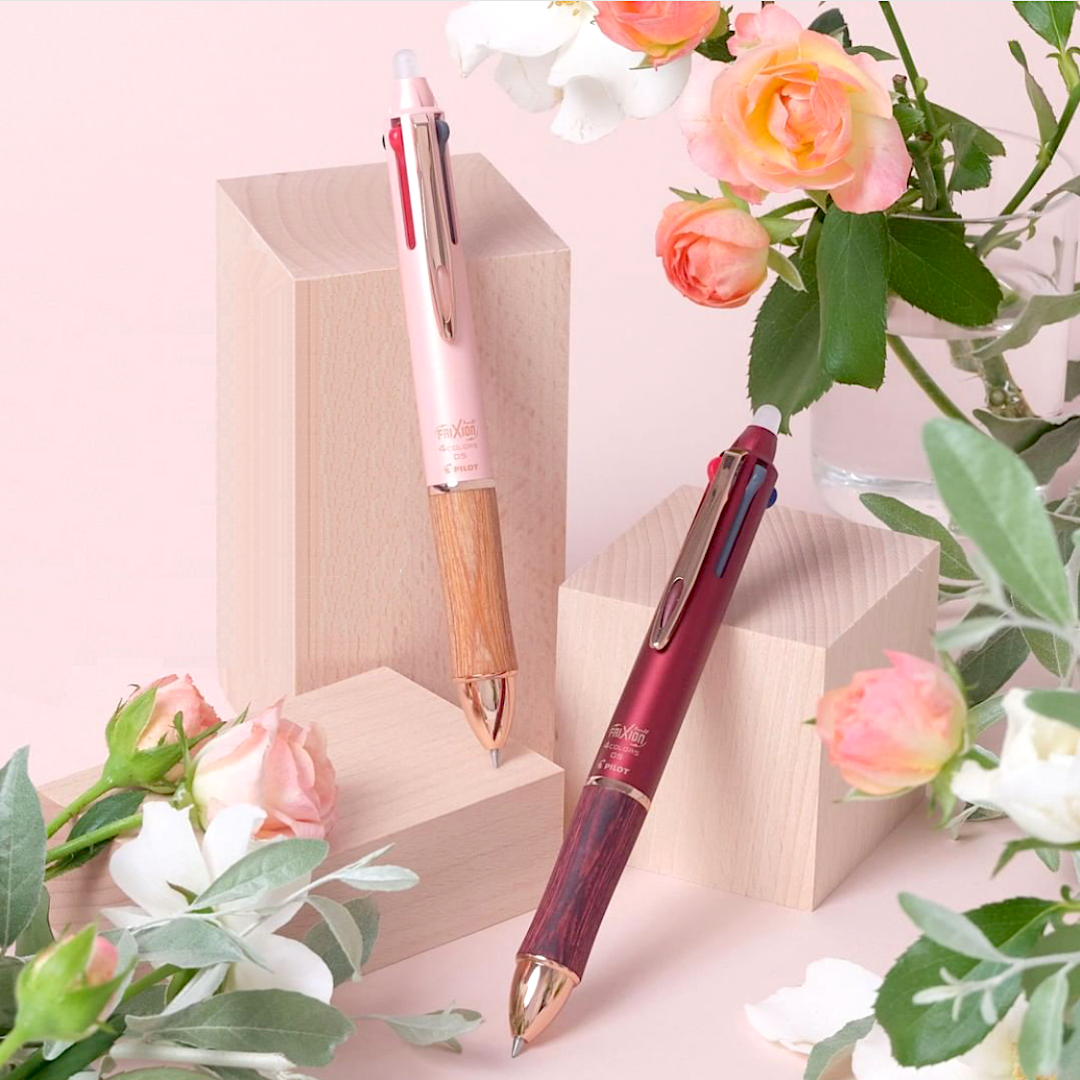 Pilot FriXion Ball 4 Wood 4 Color Multi Pen