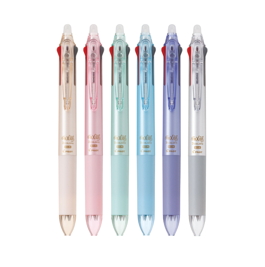 Pilot FriXion Ball Slim 3 Color Erasable Multi Pen - 0.38 mm