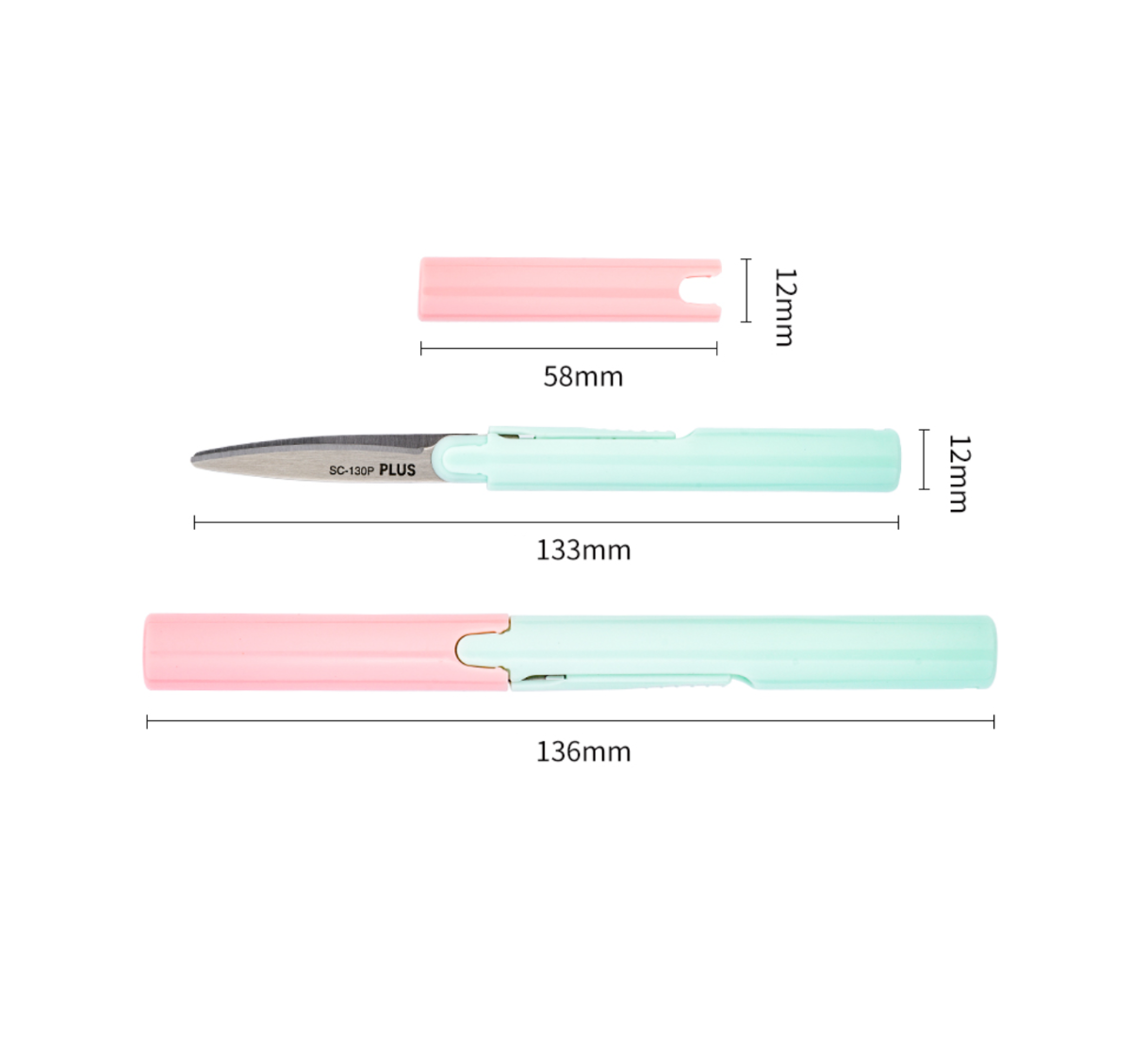Plus Compact Pen Style Twiggy Scissors